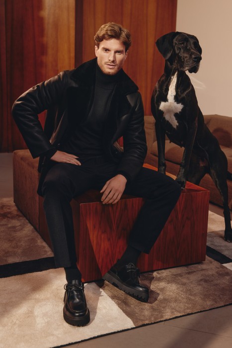 дубленка из овчины из россии вид сбоку