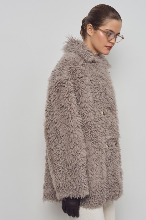 дубленка из овчины по цене 68010 руб вид справа