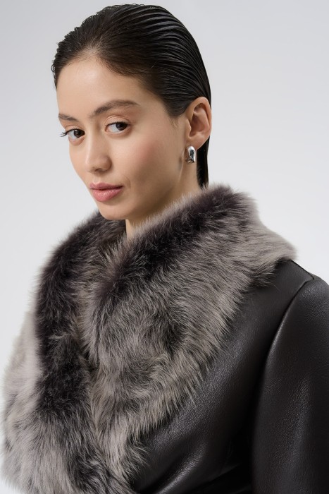 дубленка из овчины из россии вид сбоку