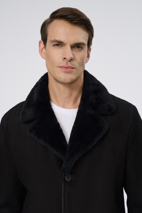 дубленка из овчины из россии вид сбоку