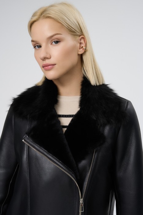 дубленка из овчины из россии вид сбоку