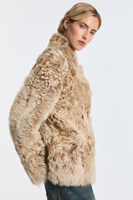 дубленка из овчины из россии вид сбоку