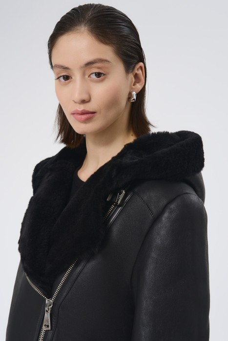 дубленка из овчины из россии вид сбоку