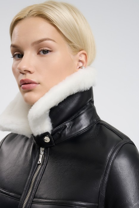 дубленка из овчины из россии вид сбоку