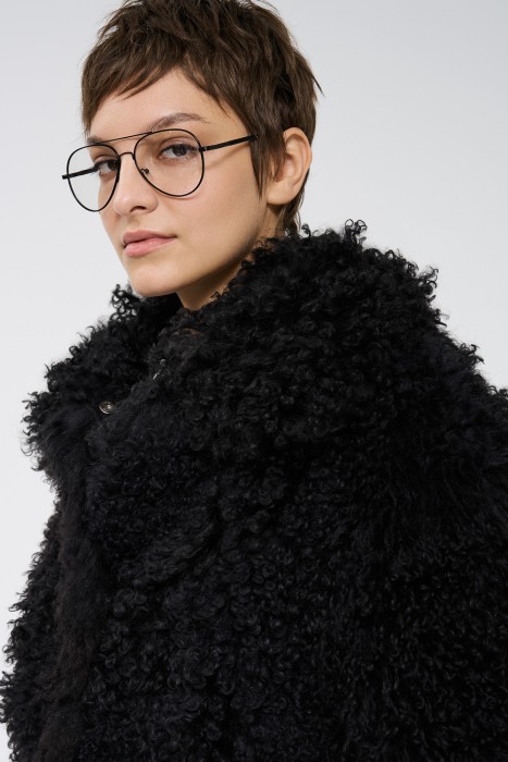 дубленка из овчины из россии вид сбоку