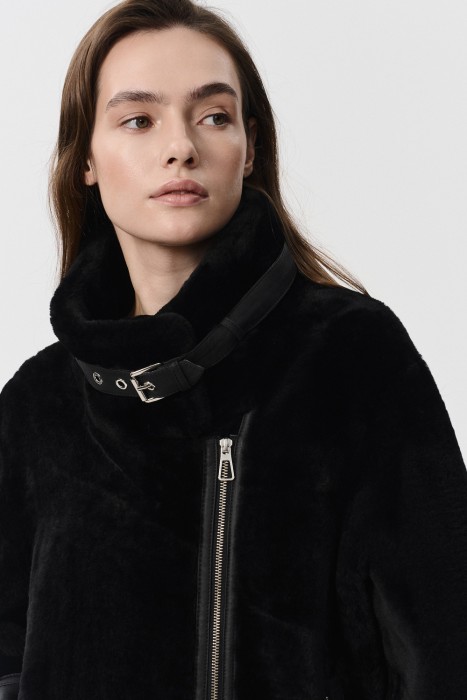 дубленка из овчины из россии вид сбоку