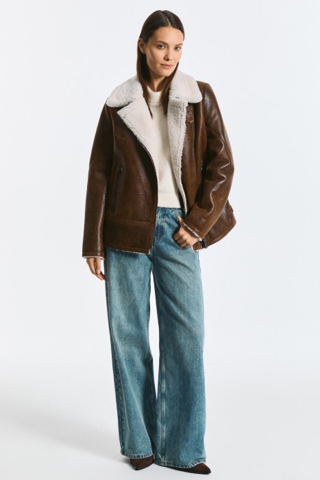 дубленка-косуха из овчины 794842003 фотография