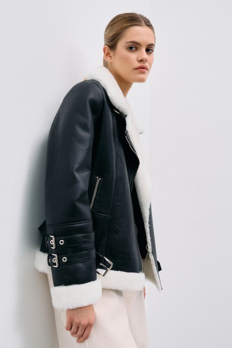 дубленка-косуха из овчины 779660003 фотография