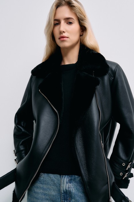 дубленка-косуха из овчины 779674003 фотография