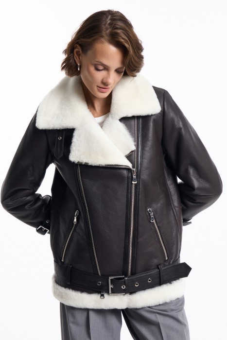 дубленка-косуха из овчины 778033003 фотография