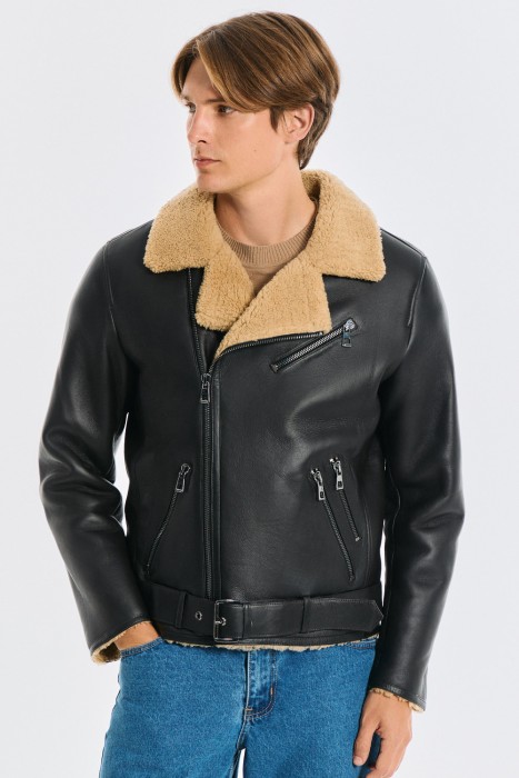 дубленка-косуха из овчины 794022003 фотография