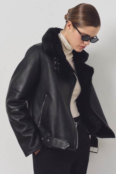 дубленка-косуха из овчины 797003003 фотография