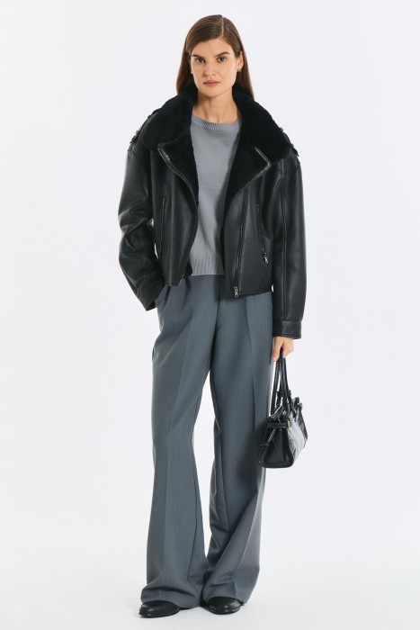 дубленка-косуха из овчины 794837003 фотография