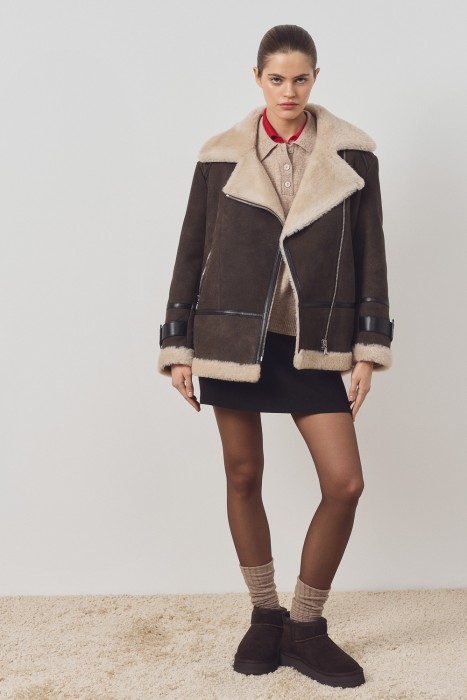 дубленка-косуха из овчины 797695003 фотография