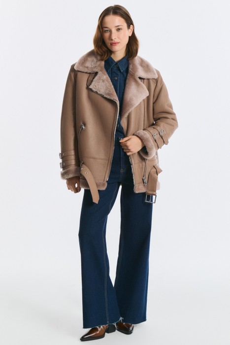 дубленка-косуха из овчины 778037003 фотография