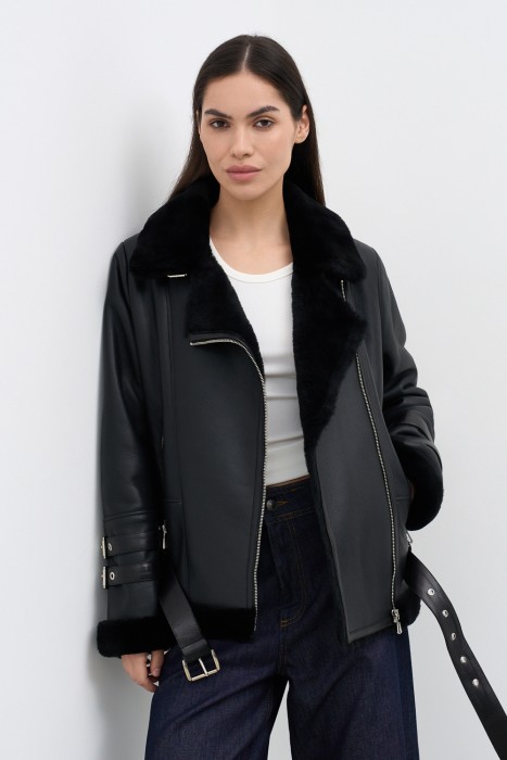 дубленка-косуха из овчины 779662003 фотография