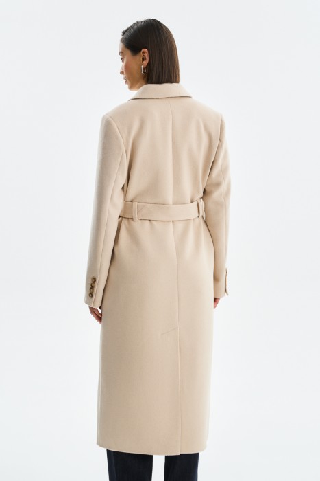 двубортное пальто с поясом по цене 17080 руб вид справа