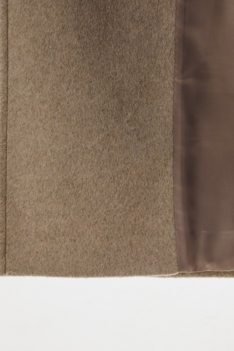 двубортное пальто с поясом из россии вид сбоку