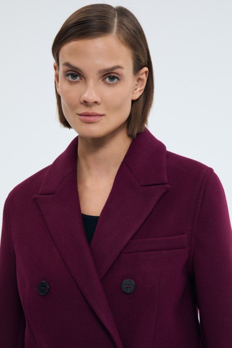 двубортное пальто из россии вид сбоку