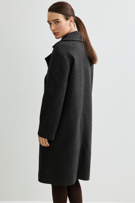 двубортное пальто по цене 9490 руб вид справа