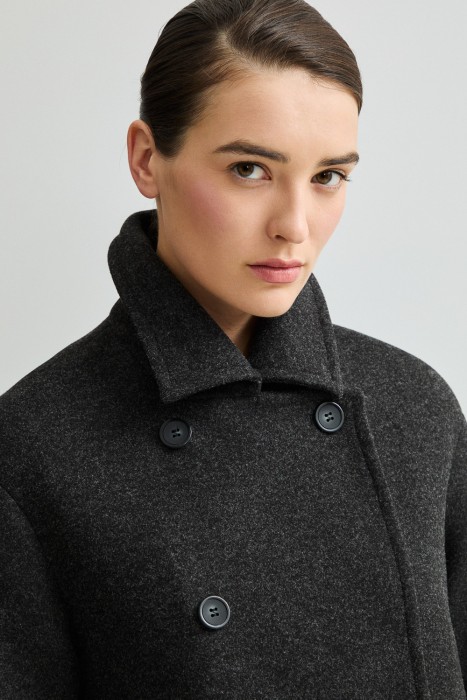 двубортное пальто из россии вид сбоку