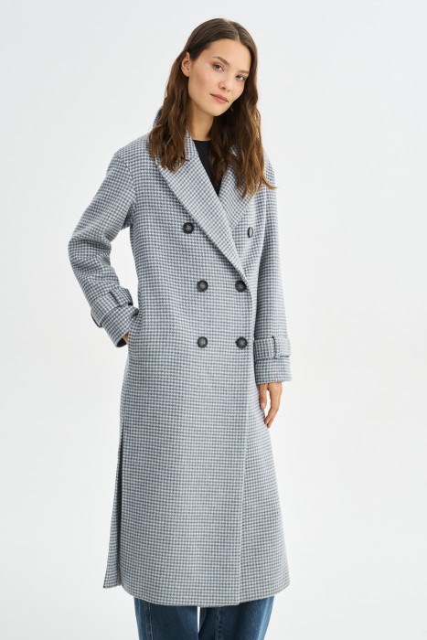 двубортное пальто по цене 7550 руб вид справа