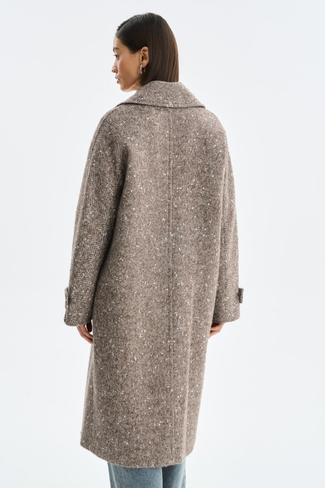 двубортное пальто по цене 12560 руб вид справа