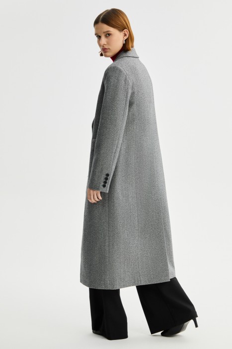 двубортное пальто по цене 12470 руб вид справа