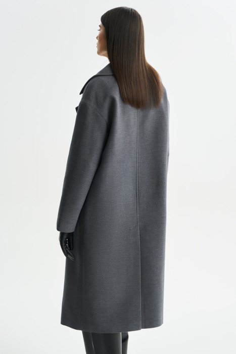 двубортное пальто по цене 9010 руб вид справа