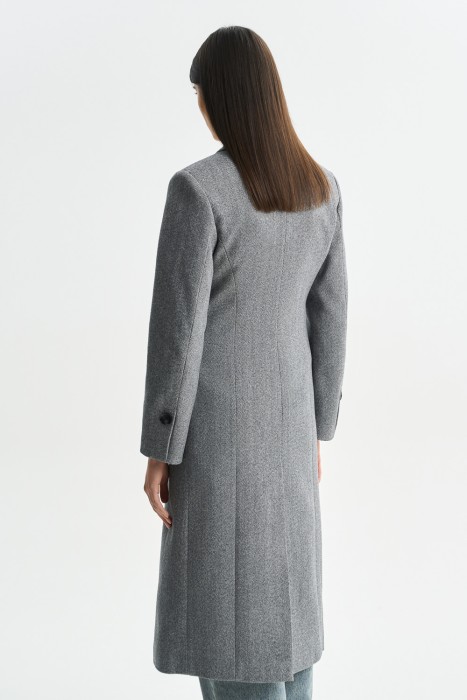 двубортное пальто по цене 12950 руб вид справа