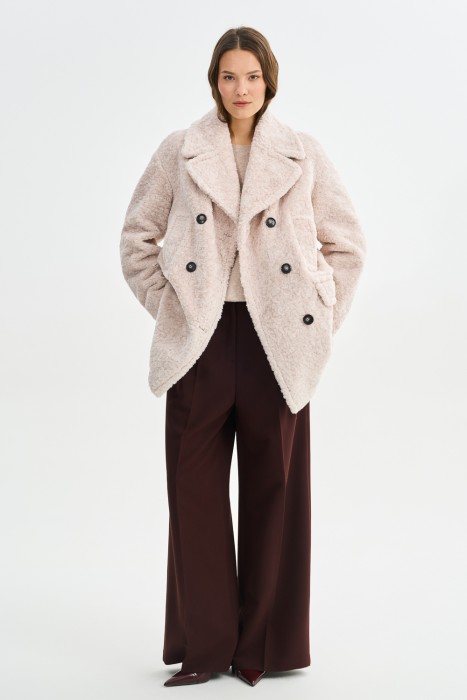 двубортное пальто из россии вид сбоку