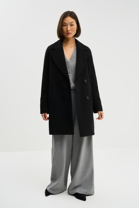 двубортное пальто 774559003 фотография