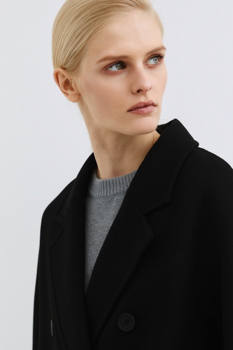 двубортное пальто по цене 7380 руб вид справа