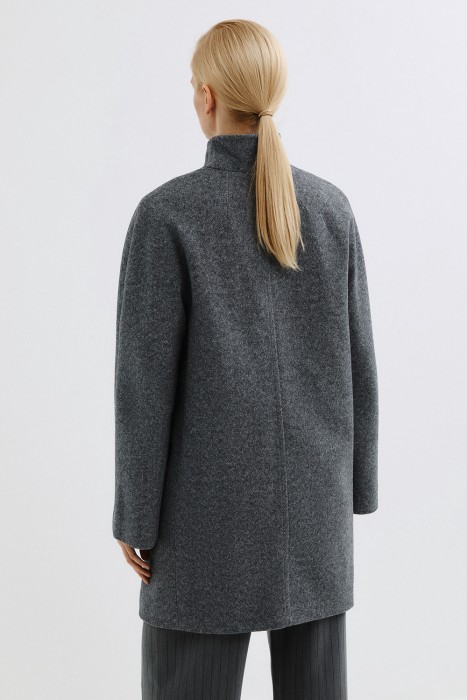 двубортное пальто из россии вид сбоку