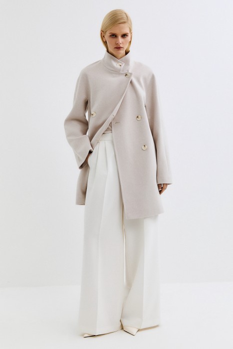 двубортное пальто 808653003 фотография
