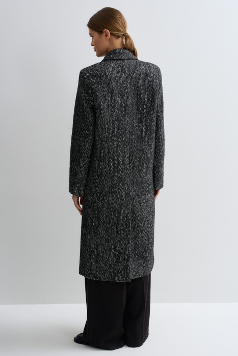 двубортное пальто по цене 9490 руб вид справа