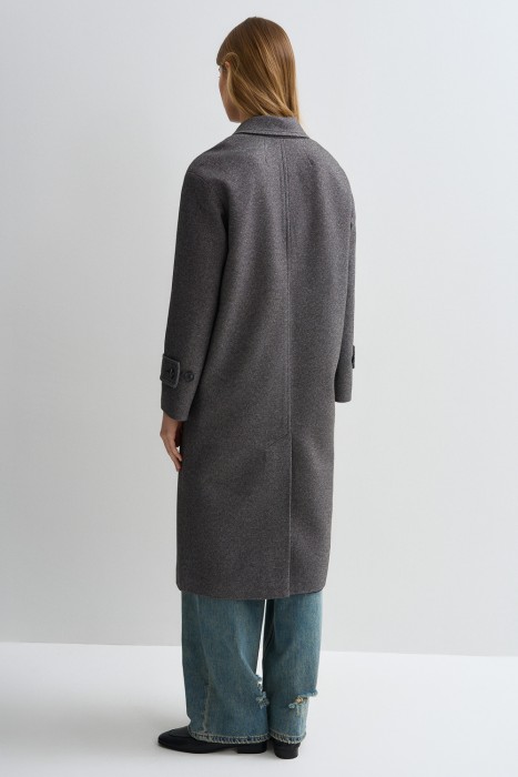 двубортное пальто по цене 9400 руб вид справа