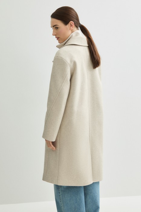 двубортное пальто по цене 7860 руб вид справа