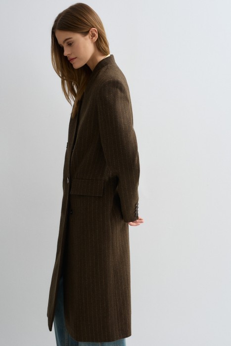 двубортное пальто по цене 9780 руб вид справа