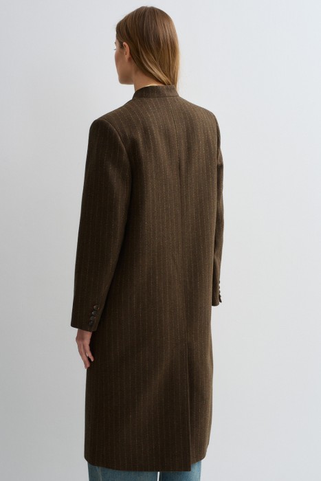двубортное пальто из россии вид сбоку