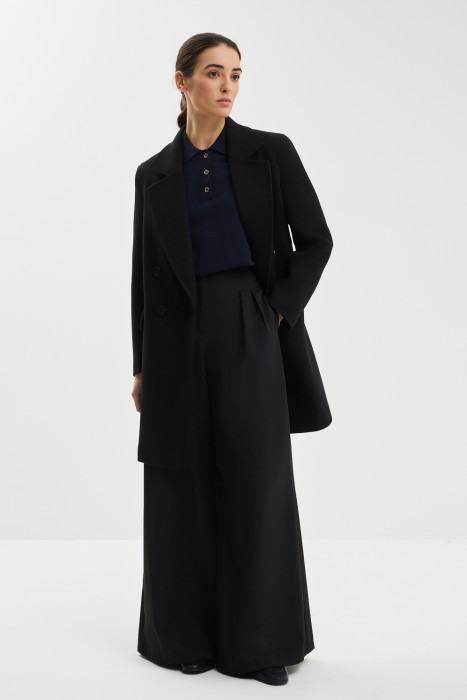 двубортное пальто 776989003 фотография