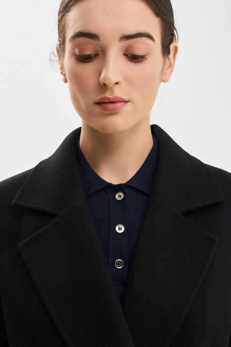 двубортное пальто из россии вид сбоку