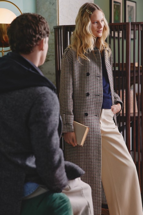 двубортное пальто из россии вид сбоку