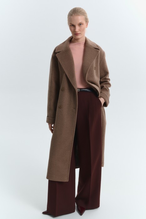 двубортное пальто 752696003 фотография