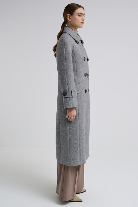 двубортное пальто по цене 8760 руб вид справа