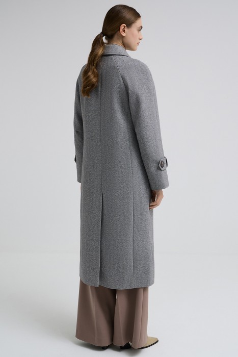 двубортное пальто из россии вид сбоку