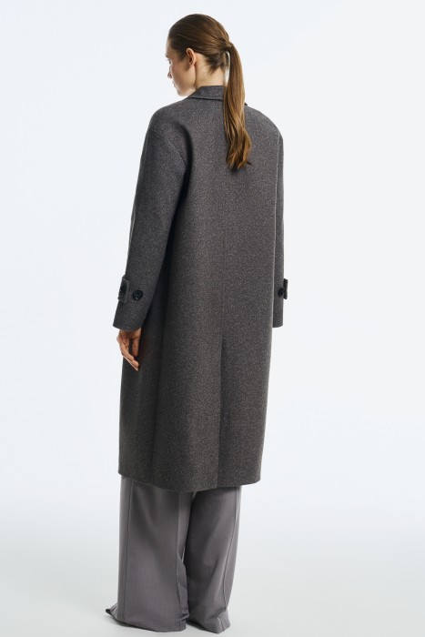 двубортное пальто из россии вид сбоку