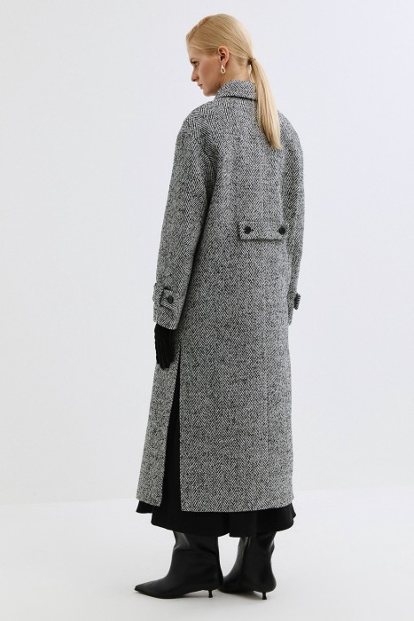 двубортное пальто из россии вид сбоку