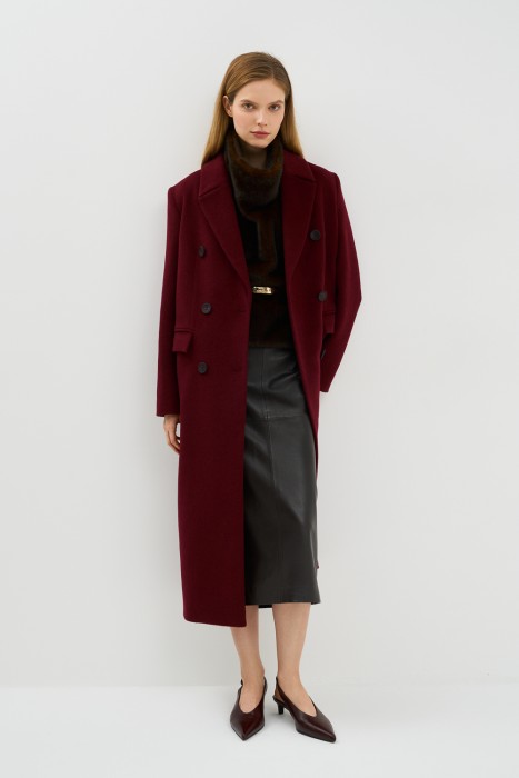 двубортное пальто по цене 7190 руб вид справа