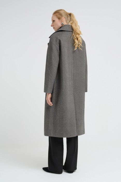 двубортное пальто по цене 5100 руб вид справа